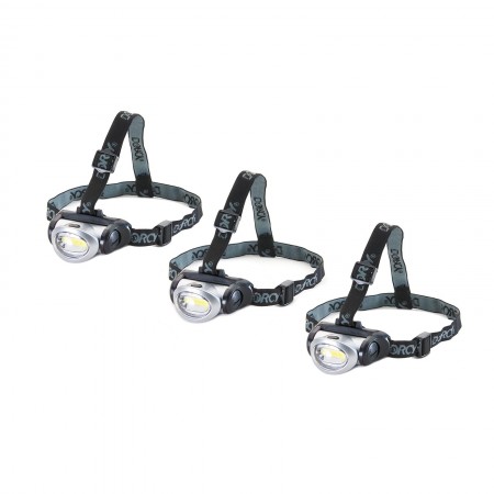 COB LED Headlamp 3 Pack 