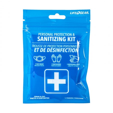 LifeGear Personal Protection & Sanitizing Kit (Individual)